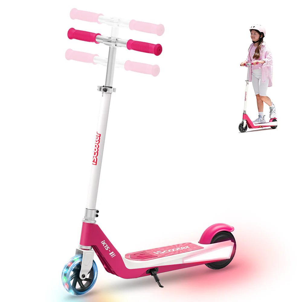 B2 iK1S magnetic charging port kids scooter pink B2 iK1S magnetic charging port kids scooter pink