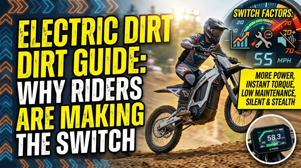 electric dirt bike guide why riders are making the switch