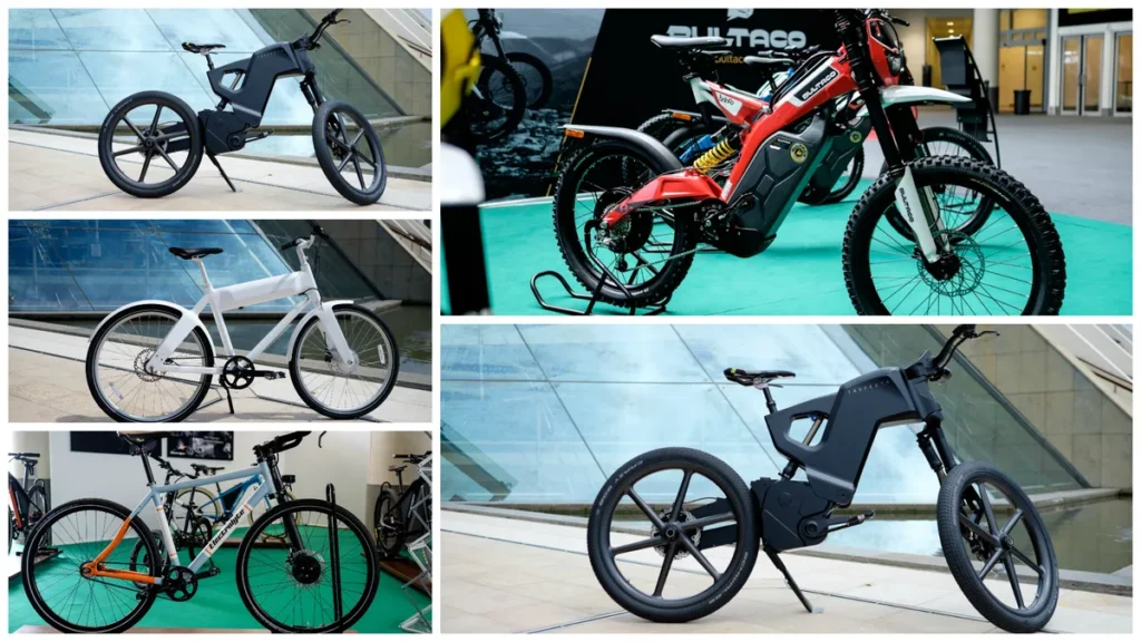 electric bike collage