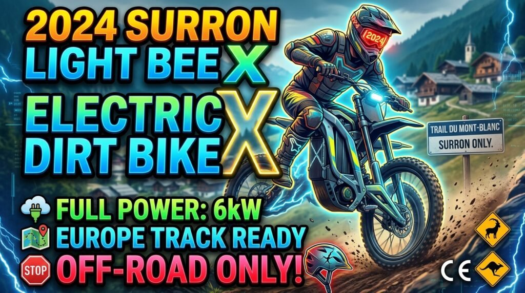 2024 Surron Light Bee X Europe: Complete Buyer's Guide 2024 surron light bee x electric dirt bike in europe