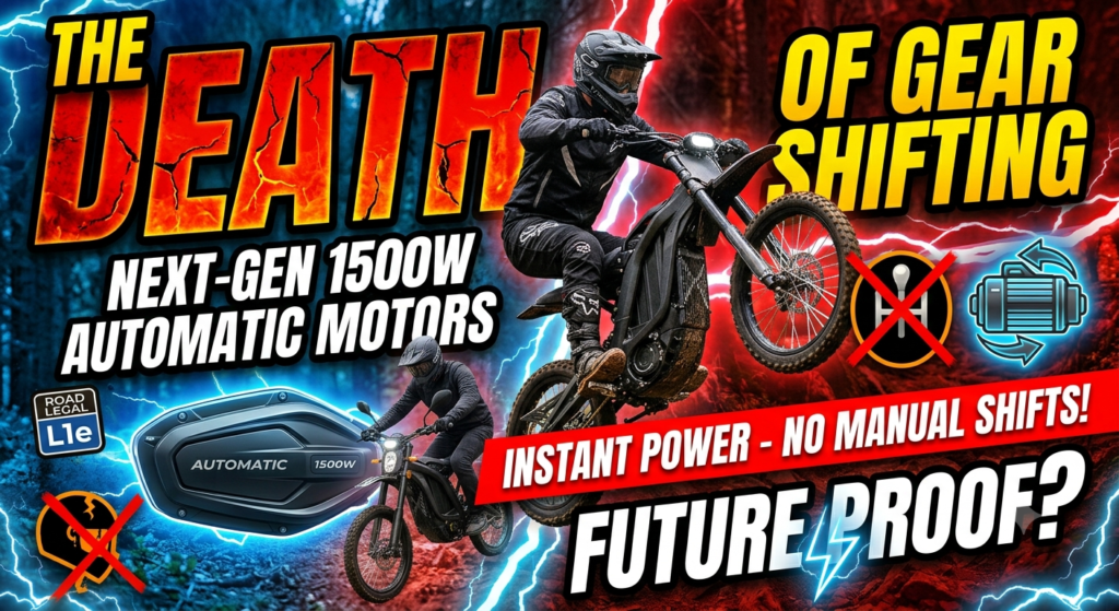 The Rise of 1500W Automatic Motors in Electric Bikes the death of gear shifting next gen 1500w automatic motors
