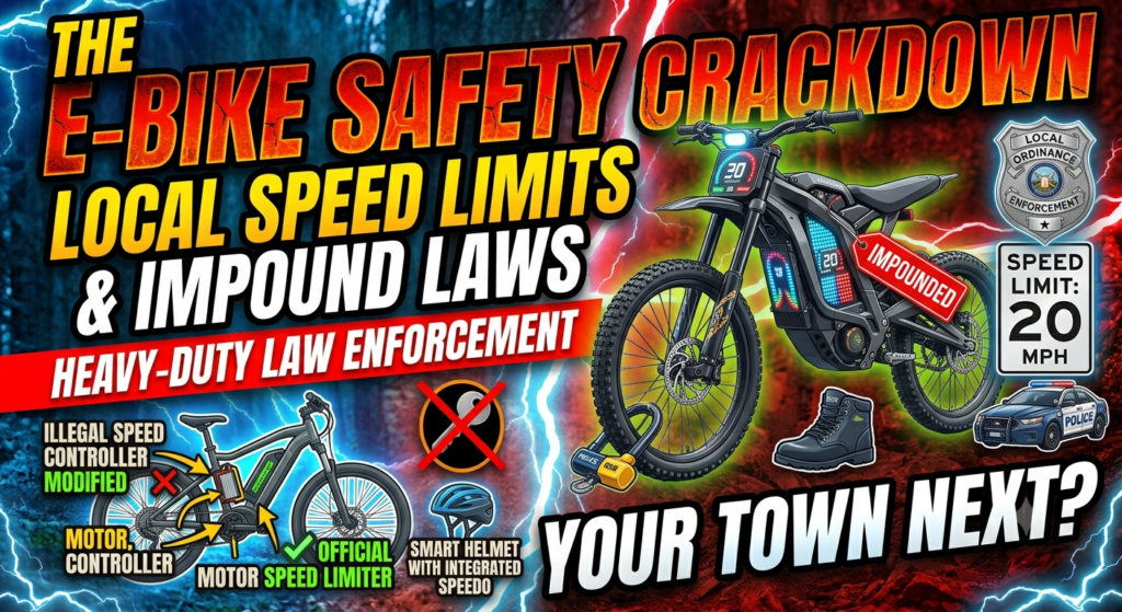 E-Bike Safety Crackdown: Speed Limits and Impound Laws the e bike safety crackdown (local speed limits & impound laws)