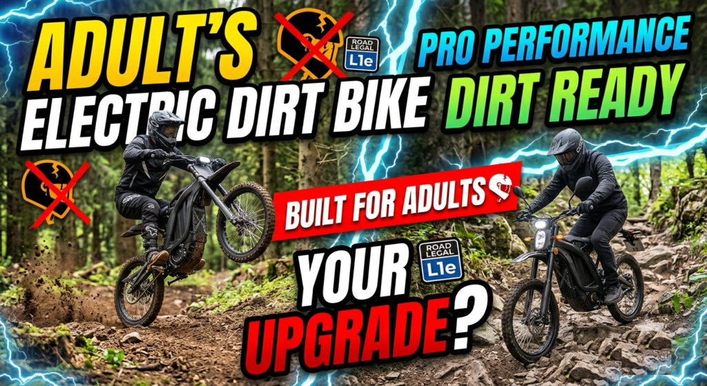 electric dirt bike for adults​
